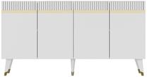 Spintelė Kalune Design Defne, aukso sp./balta sp., 150 cm x 40 cm x 80 cm