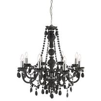 Valgusti rippuv Searchlight Marie therese 8888-8gy, E14, 8 x 40 W, läbipaistev v. / hall v.