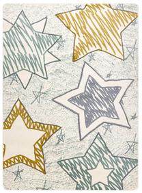 Ковер комнатные Hakano Tinies Stars, желтый цв./серый цв./зеленый цв., 330 см x 240 см