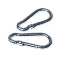 Karabinai Haushalt, cinkuota, metalas, 6 cm, Ø 0.6 cm, 2 vnt.