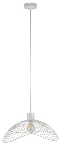 Valgusti rippuv Italux Nunez PND-1702-1-L-W, E27, 1 x 60 W, valge v. / valge v.