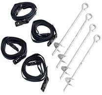 Комплект анкеров для батута EXIT Toys Trampoline Anchoring Set, 100 - 600 см, 8 шт.