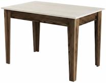 Virtuvinis stalas Kalune Design Kiev 895, riešuto sp./travertine sp., 110 cm x 72 cm x 75 cm