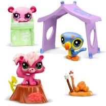 Figūrėlių rinkinys Tm Toys Littlest Pet Shop Camping, 3 vnt., įvairių spalvų