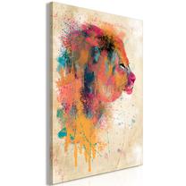 Reprodukcija Artgeist Watercolor Lion DKNW0372-XXLPWD, 80 cm x 120 cm