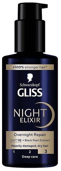 Matu serums Schwarzkopf Gliss Night Elixir, 100 ml
