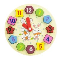 Izglītojošās rotaļlieta Educational Clock, daudzkrāsaina