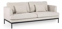 Sofa Hanah Home Pearl 3 Seat, kreminė sp., 88 x 204 cm x 82 cm