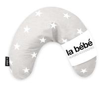 Pagalvė nėščiosioms La bebe, balta sp./pilka sp.