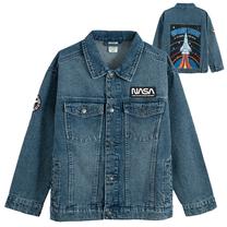 Jaka, neformāls pavasaris, zēniem Cool Club NASA LJB2821742, zila krās., 170 cm