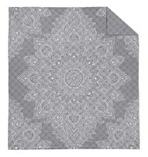 Lovatiesė NHL-070, balta sp./pilka sp., 200 cm x 220 cm