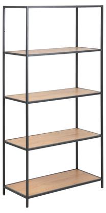 Pastatoma lentyna Seaford 75968, ąžuolo sp./juoda sp., 150 cm x 35 cm x 77 cm