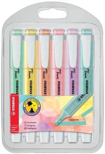 Tekstimarker Stabilo Swing Cool, 1 - 4 mm, mitmevärviline, 6 tk