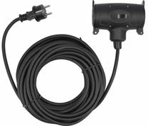 Buitinis ilgintuvas Yato YT-81031, 3 x 1,5 mm², 15 m, IP44, 1 lizdo, juoda sp.