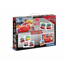 Набор настольных игр Clementoni Cars 4in1