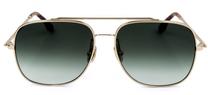 Спортивные солнцезащитные очки Victoria Beckham VB215S 700, 59 мм, золотой цв./хаки цв.
