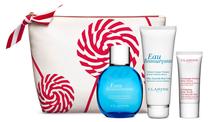 Kūno priežiūros rinkinys Clarins Eau Ressourcante, 4 vnt.