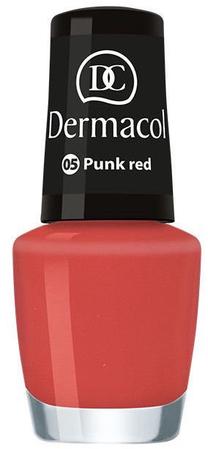 Nagų lakas Dermacol, punk red sp., 5 ml