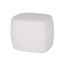 Pufas Domoletti HS-NP02-1, balta sp., 50 cm x 40.5 cm x 40.5 cm