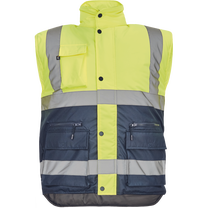 Veste vīriešu Cerva Hellin HV, zila krās./dzeltena krās., XXL izmērs