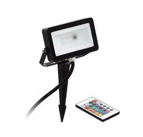 Savienojams āra apgaismojums Eglo Faedo, 10W, LED, IP44, melna krās., 1.6 cm x 9 cm