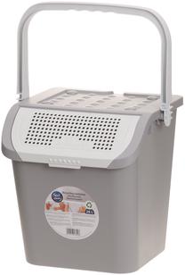 Rūšiavimo šiukšliadėžė Nord Clean, 28 l, pilka sp.