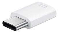 Adapteris Samsung USB Type C /Micro USB USB 2.0 C male, Micro USB 2.0 B male, balta krās.