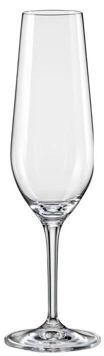 Šampano taurių komplektas Bohemia Crystalex Amoroso, stiklas, 0.2 l, 2 vnt.