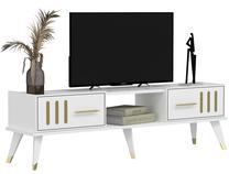ТВ стол Kalune Design Junes, белый цв., 150 см x 35 см x 44.2 см