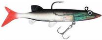 Vibrēšanas ierīce Jaxon Magic Fish TX-M B 1211602, 8 cm, 8 g, sudraba krās./melna krās./sarkana krās., 5 gab.