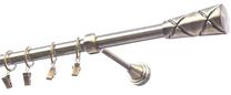 Karnizas Olimp Genua, 250 cm, Ø 19 mm, antikinio aukso sp.