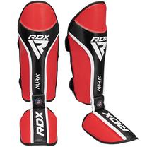 Blauzdų ir pėdų apsauga RDX Aura Plus T-17 SGR-T17RB-L+, juoda sp./raudona sp., L
