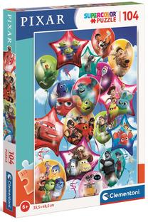 Dėlionė Clementoni Pixar Party 25717, 48.5 cm x 33.5 cm, 104 vnt., įvairių spalvų