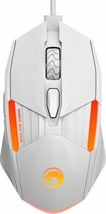 Laidinė žaidimų pelė Marvo M291 *, usb 2.0, balta sp.