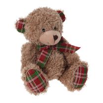 Mīkstā rotaļlieta lācis Christmas AAU290160, (krāsa/dizains tiek izvēlēts nejauši), 18 cm