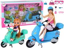 Набор кукол Lean Toys Beauty Motorcycle, 31 см, многоцветный