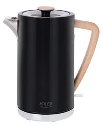 Elektrinis virdulys Adler AD 1347, 1.5 l, juoda sp.