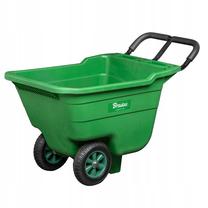 Ķerra, plastmasa, zaļa krās., 90 l