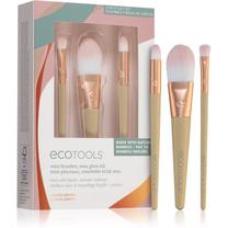 Dekoratīvās kosmētikas otu komplekts Ecotools Ready Glow 1519-37195, 3 gab., zila krās.