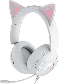 Laidinės žaidimų ausinės Razer Kraken Kitty V3 X RZ04-05350300-R3M1, balta sp.