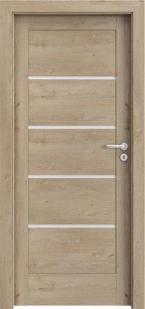 Vidaus durų varčia Domoletti Verte Home G4 Verte Home G4, kairinės, ąžuolo sp., 203 x 64.4 x 4 cm