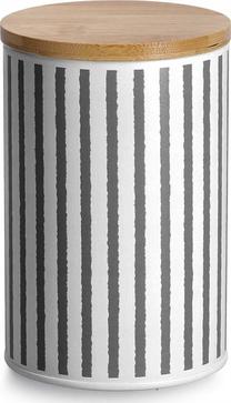 Pārtikas uzglabāšanas konteiners Zeller, 1 l, balta krās./melna krās.