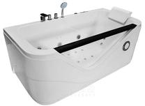 Vonia, masažinė Amue Intelligent AMO-0061-170, 170 cm x 85 cm x 59 cm, stačiakampis, balta sp.