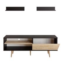 Sekcija Kalune Design Pi 322RTC2168, ruda sp./juoda sp., 35 cm x 160 cm x 59 cm