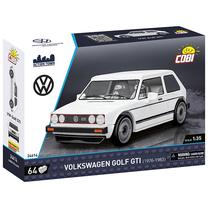 Konstruktorius, automobilis Cobi Volkswagen Golf GTI 24614, 64 vnt., balta sp.