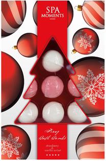 Vonios bomba Estetica Group Spa Moments Strawberry and Vanilla Sorbet, 200 g, 10 vnt.