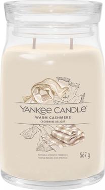 Свеча, ароматическая Yankee Candle Signature Warm Cashmere, 60 - 90 час, 567 г, коричневый цв.