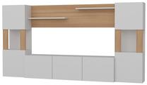 Elutoa mööblikomplekt Kalune Design Lore, sise, valge v./puidu v.