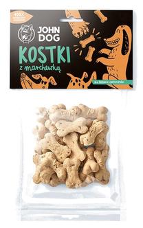Gardums suņiem John Dog Chicken Cubes with Carrots, vistas gaļa, 0.3 kg