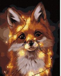 Tapymas pagal skaičius Paint it! Fox, įvairių spalvų